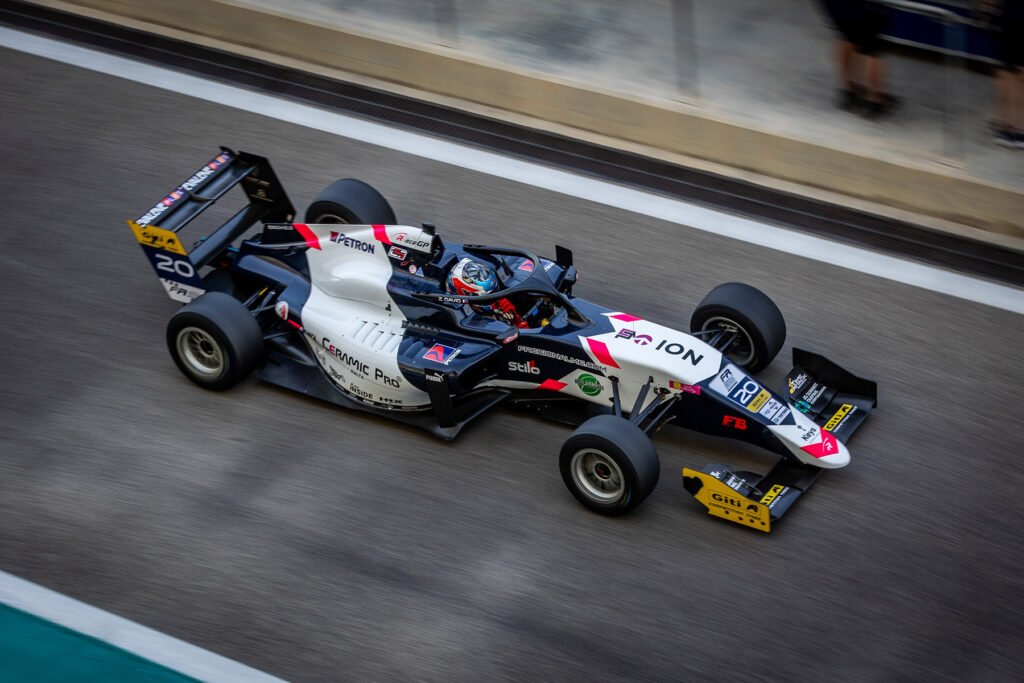 Podium finish for Zach David on Formula Regional Middle East debut at Yas Marina